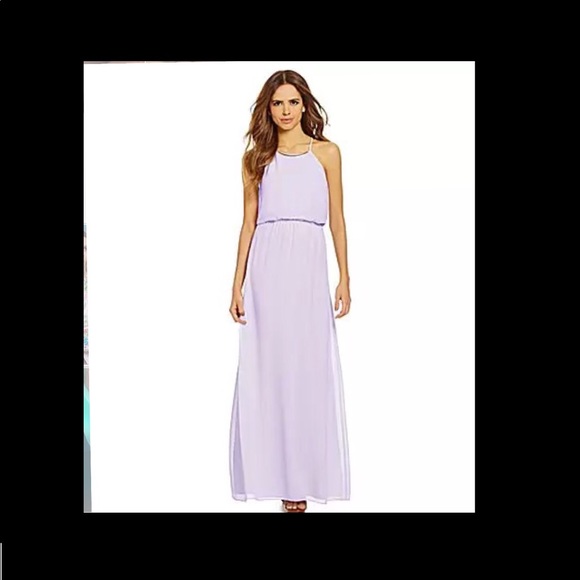 ✨Gianni Bini Barbara Metal-Trimmed Neck maxi dress - Picture 1 of 4